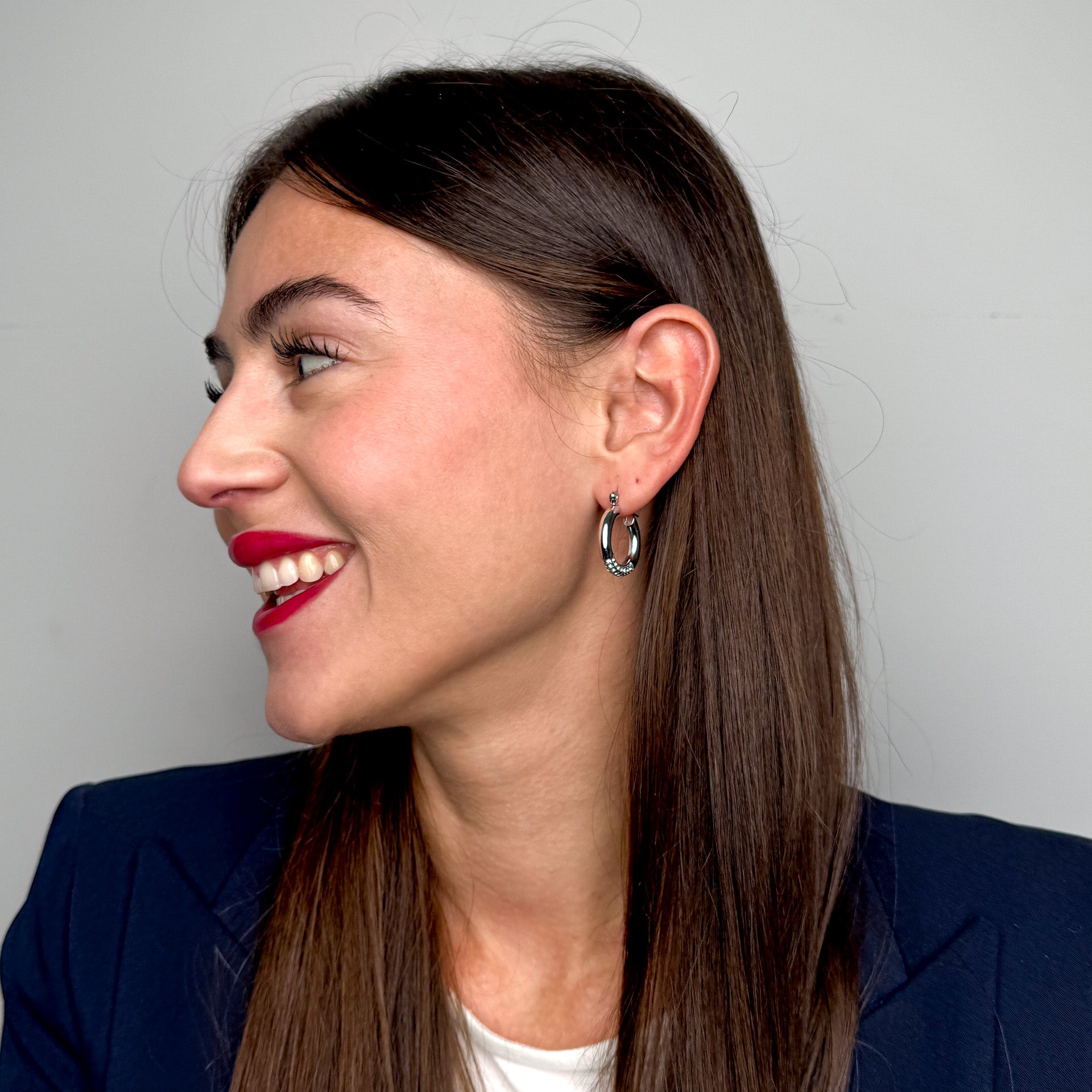 Zirconia Hoops Valery