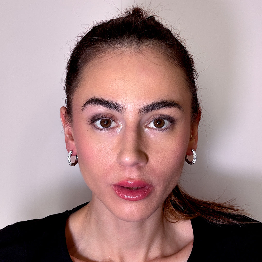 Orecchini Zirconia Hoops Bold - Medi