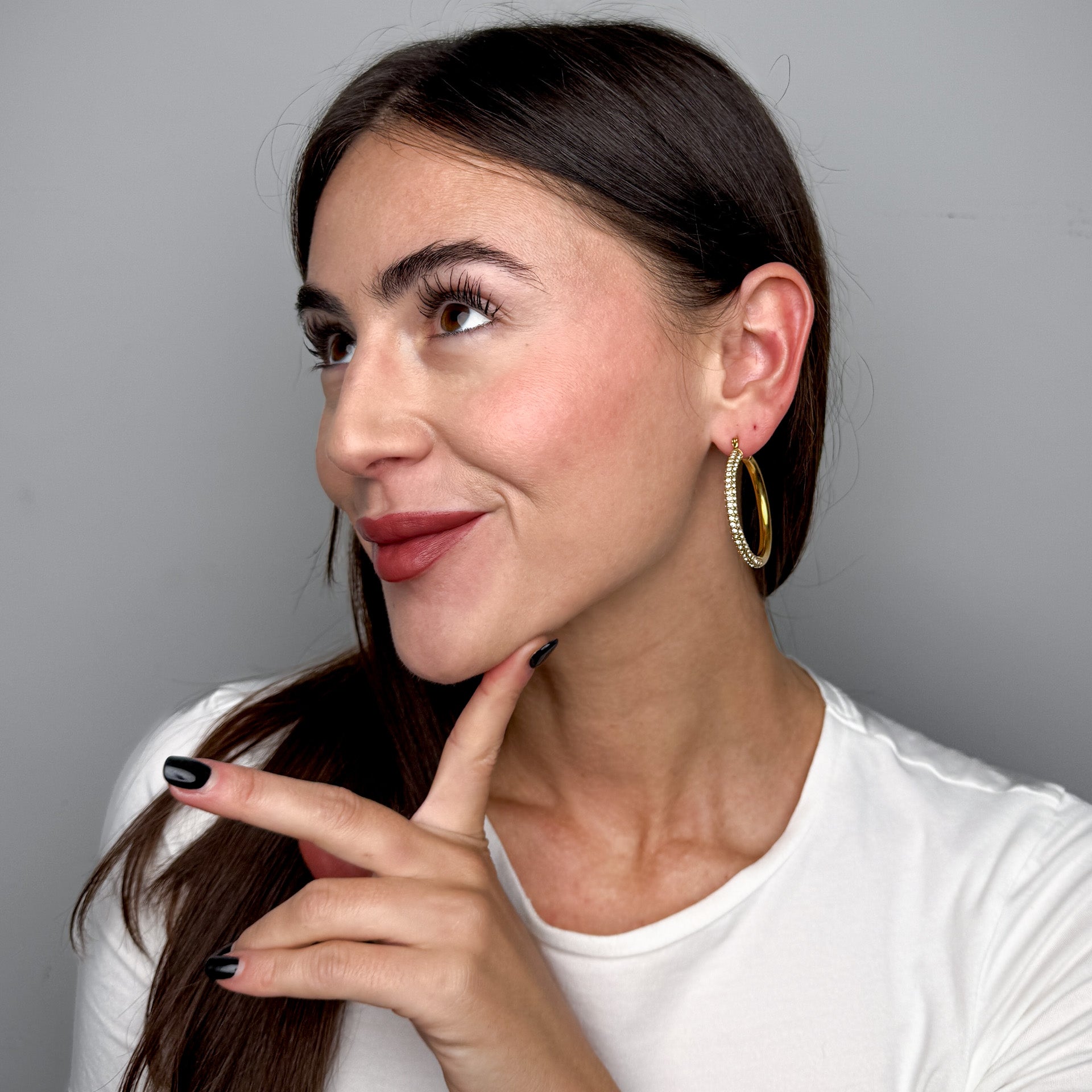 Zirconia Hoops Grandi