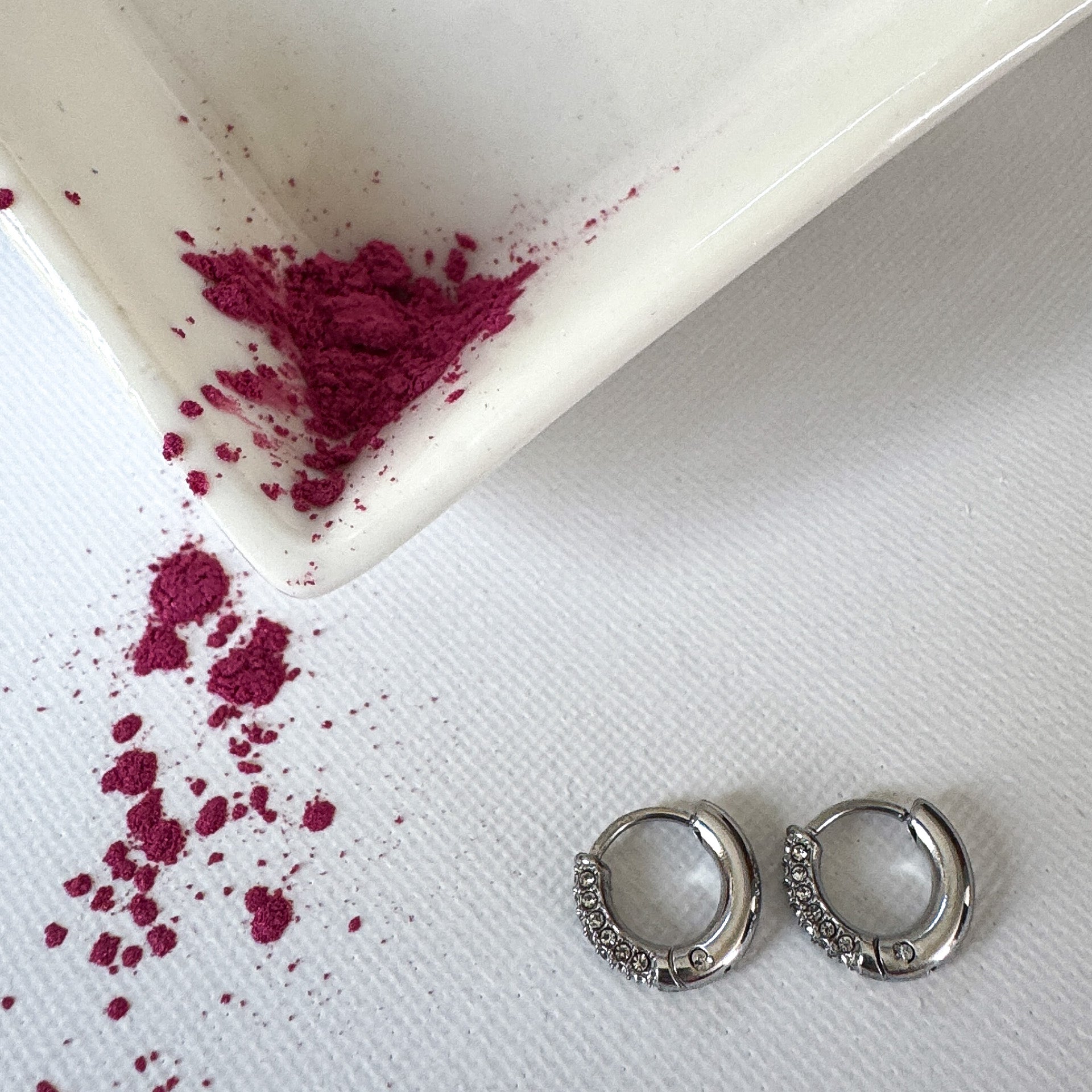 Zirconia Mini Hoops Bold