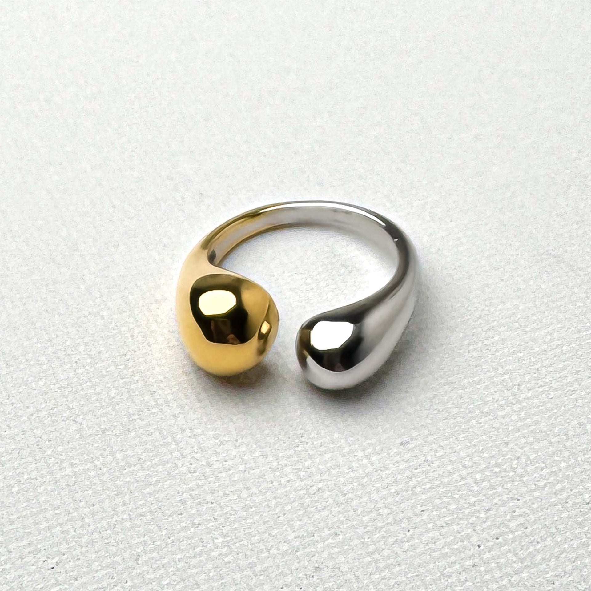 Anello Bold Bicolore