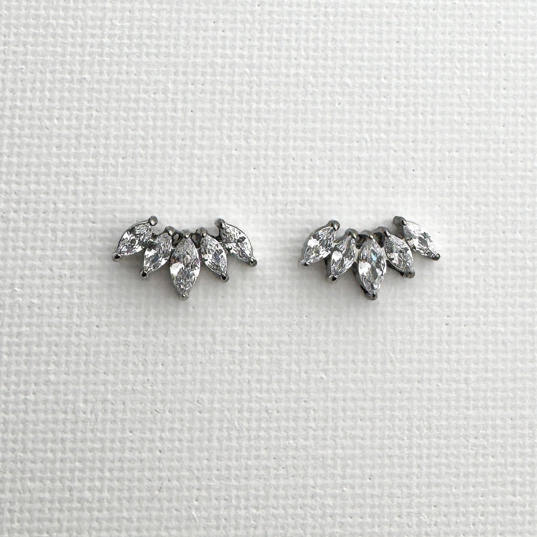 Orecchini Zirconia Crown